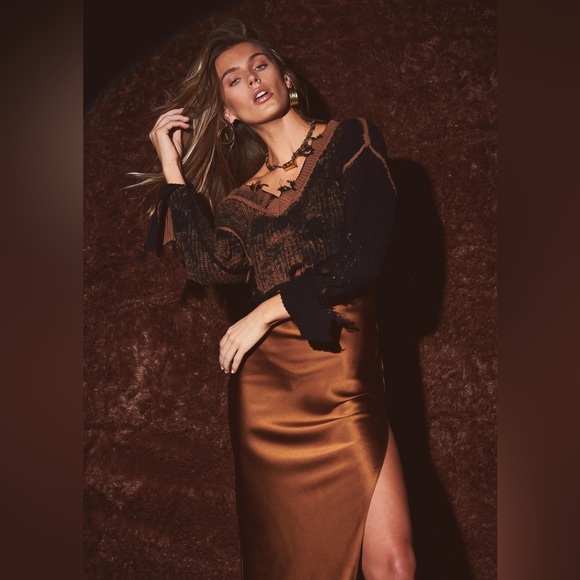 SER.O.YA Dresses & Skirts - NWT Retrofête / SER.O.YA Callie silk long dress